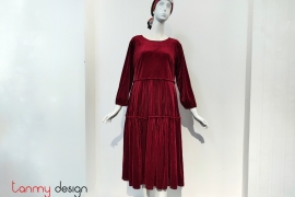 Velvet dress -CECILIA
